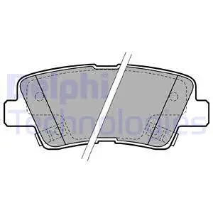 Brake Pad Set, disc brake (LP2195)