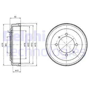 Brake Drum (BF497)