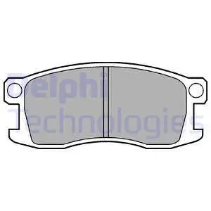 Brake Pad Set, disc brake (LP195)