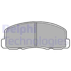 Brake Pad Set, disc brake (LP458)