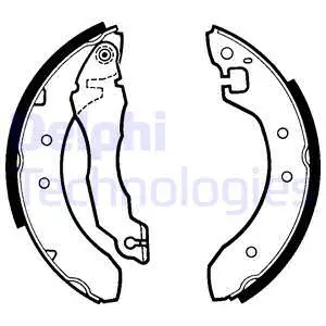 Brake Shoe Set (LS1269)