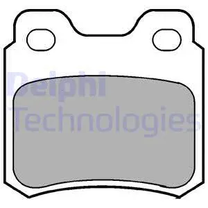 Brake Pad Set, disc brake (LP713)