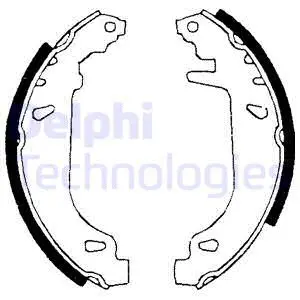 Brake Shoe Set (LS1681)