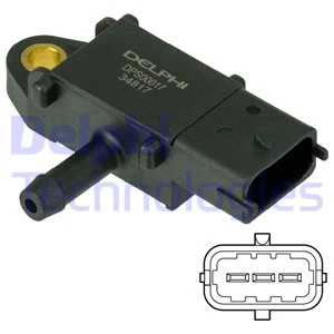 Sensor, exhaust pressure (DPS00017)