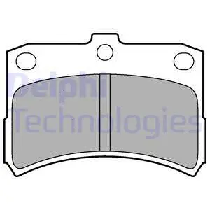 Brake Pad Set, disc brake (LP1547)
