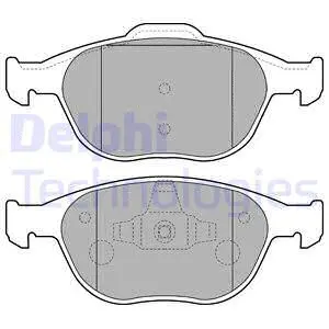 Brake Pad Set, disc brake (LP1724)