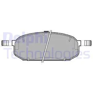 Brake Pad Set, disc brake (LP1066)
