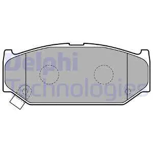 Brake Pad Set, disc brake (LP2182)