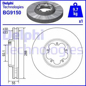 Brake Disc (BG9150)