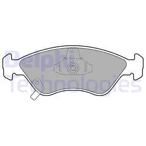 Brake Pad Set, disc brake (LP1810)