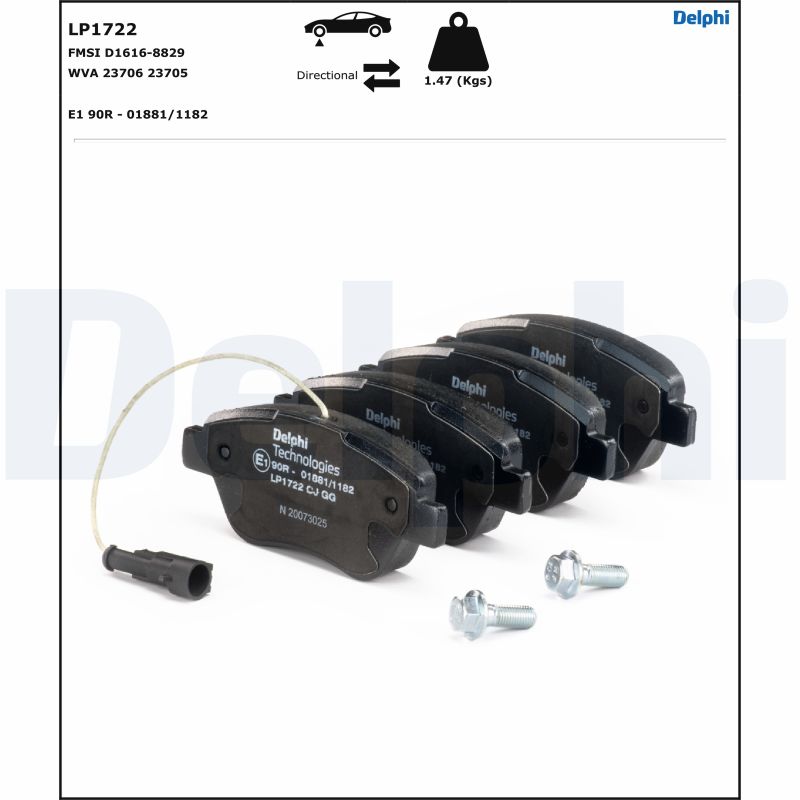 Brake Pad Set, disc brake