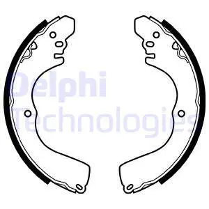 Brake Shoe Set (LS2074)