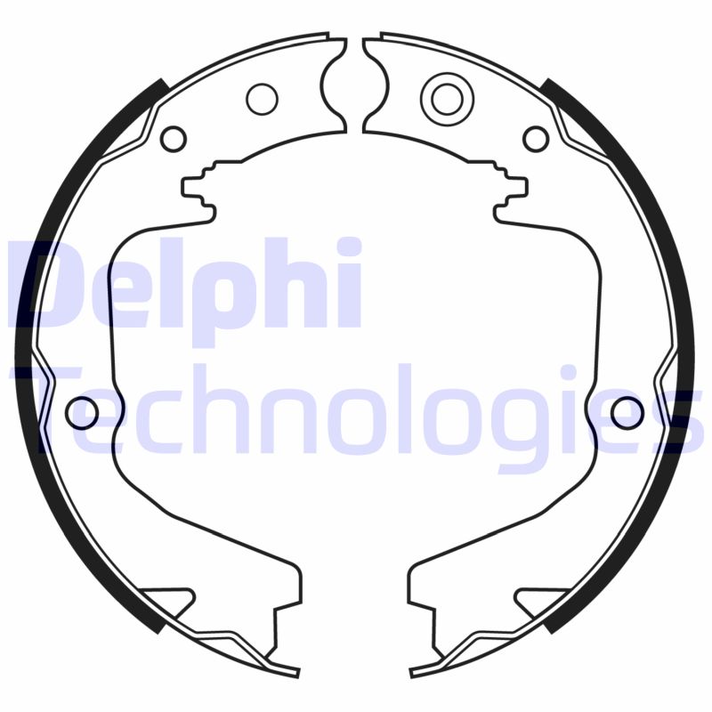 Brake Shoe Set, parking brake (LS2170)