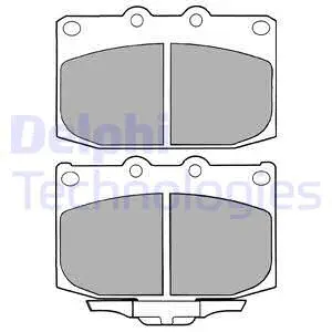 Brake Pad Set, disc brake (LP1060)