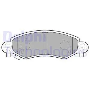 Brake Pad Set, disc brake (LP1500)