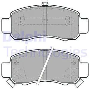 Brake Pad Set, disc brake (LP1973)