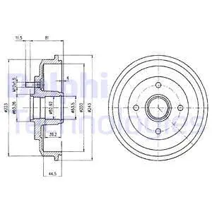 Brake Drum (BF402)