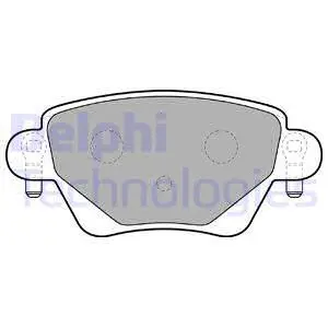 Brake Pad Set, disc brake (LP1682)
