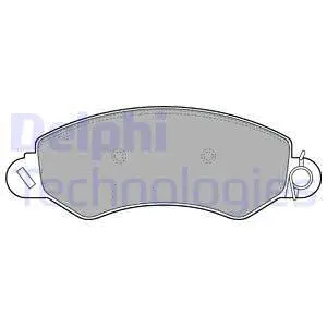 Brake Pad Set, disc brake (LP2096)