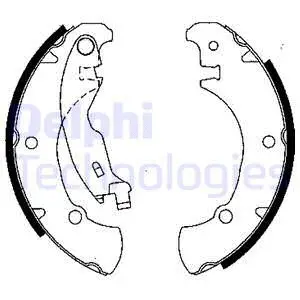 Brake Shoe Set (LS1840)