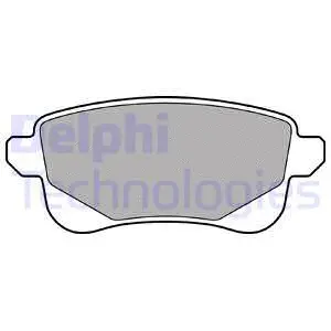 Brake Pad Set, disc brake (LP3140)