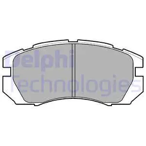Brake Pad Set, disc brake (LP930)