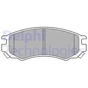 Brake Pad Set, disc brake (LP1506)