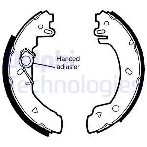Brake Shoe Set (LS1436)