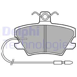 Brake Pad Set, disc brake (LP518)