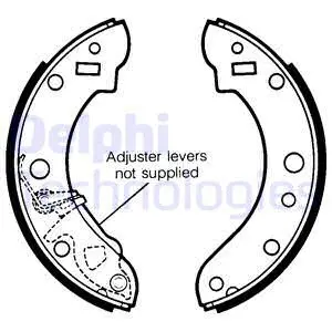 Brake Shoe Set (LS1206)