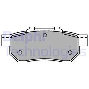 Brake Pad Set, disc brake (LP1456)