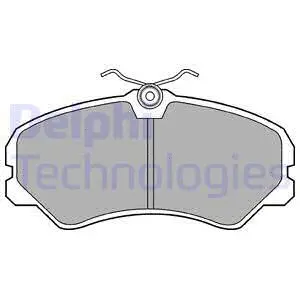 Brake Pad Set, disc brake (LP567)