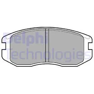 Brake Pad Set, disc brake (LP736)
