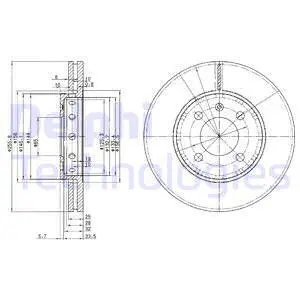 Brake Disc (BG3694)