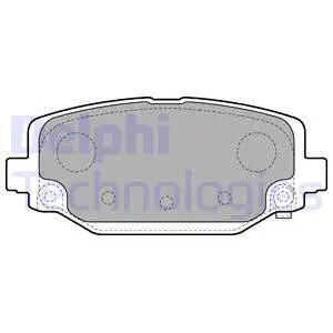 Brake Pad Set, disc brake (LP2499)
