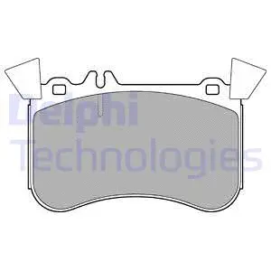 Brake Pad Set, disc brake (LP3242)