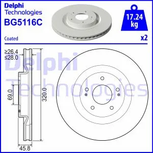 Brake Disc (BG5116C)