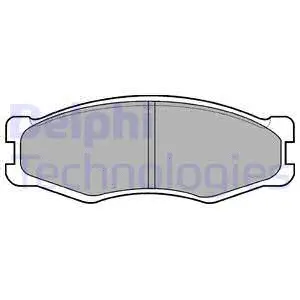 Brake Pad Set, disc brake (LP707)