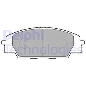 Brake Pad Set, disc brake (LP1559)