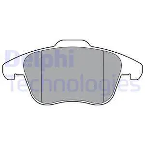Brake Pad Set, disc brake (LP3407)