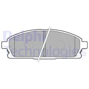 Brake Pad Set, disc brake (LP1659)