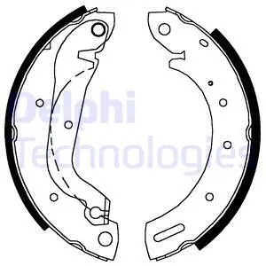 Brake Shoe Set (LS1827)