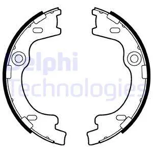 Brake Shoe Set, parking brake (LS2012)