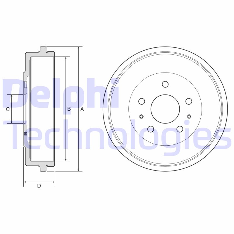 Brake Drum (BF568)