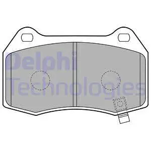 Brake Pad Set, disc brake (LP1838)