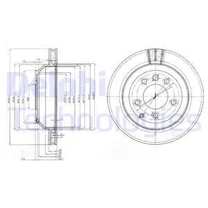 Brake Disc (BG3775C-19B1)
