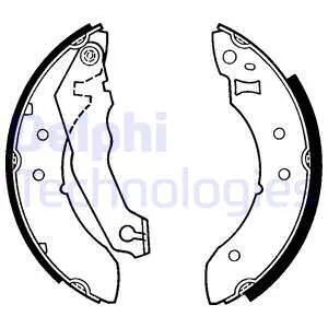Brake Shoe Set (LS1242)