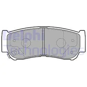 Brake Pad Set, disc brake (LP2049)