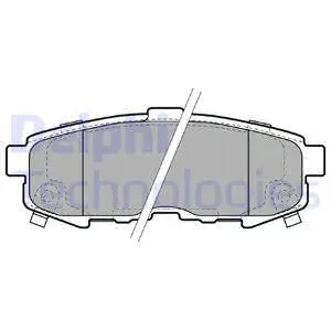 Brake Pad Set, disc brake (LP1978)