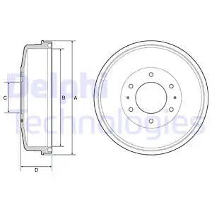 Brake Drum (BF559)